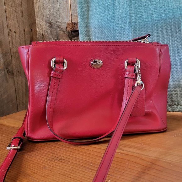 Coach Bags Coach Red Crossbody Purse Poshmark